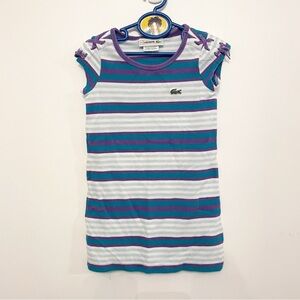Lacoste striped polo dress for girl size 4